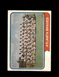 1974 ATLANTA BRAVES OPC #483 O-PEE-CHEE TEAM CARD *R4029