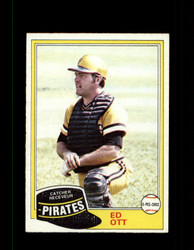 1981 ED OTT OPC #246 O-PEE-CHEE PIRATES GRAY BACK *R3297