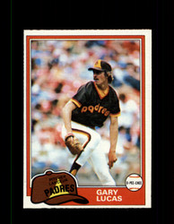 1981 GARY LUCAS OPC #259 O-PEE-CHEE PADRES GRAY BACK *R3193