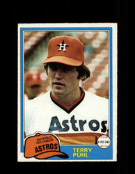 1981 TERRY PUHL OPC #64 O-PEE-CHEE ASTROS GRAY BACK *1120