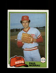 1981 PAUL MOSKAU OPC #358 O-PEE-CHEE REDS GRAY BACK *R4264