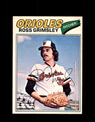 1977 ROSS GRISMLEY OPC #47 O-PEE-CHEE ORIOLES *R4488