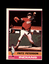 1976 FRITZ PETERSON OPC #255 O-PEE-CHEE INDIANS *R3343