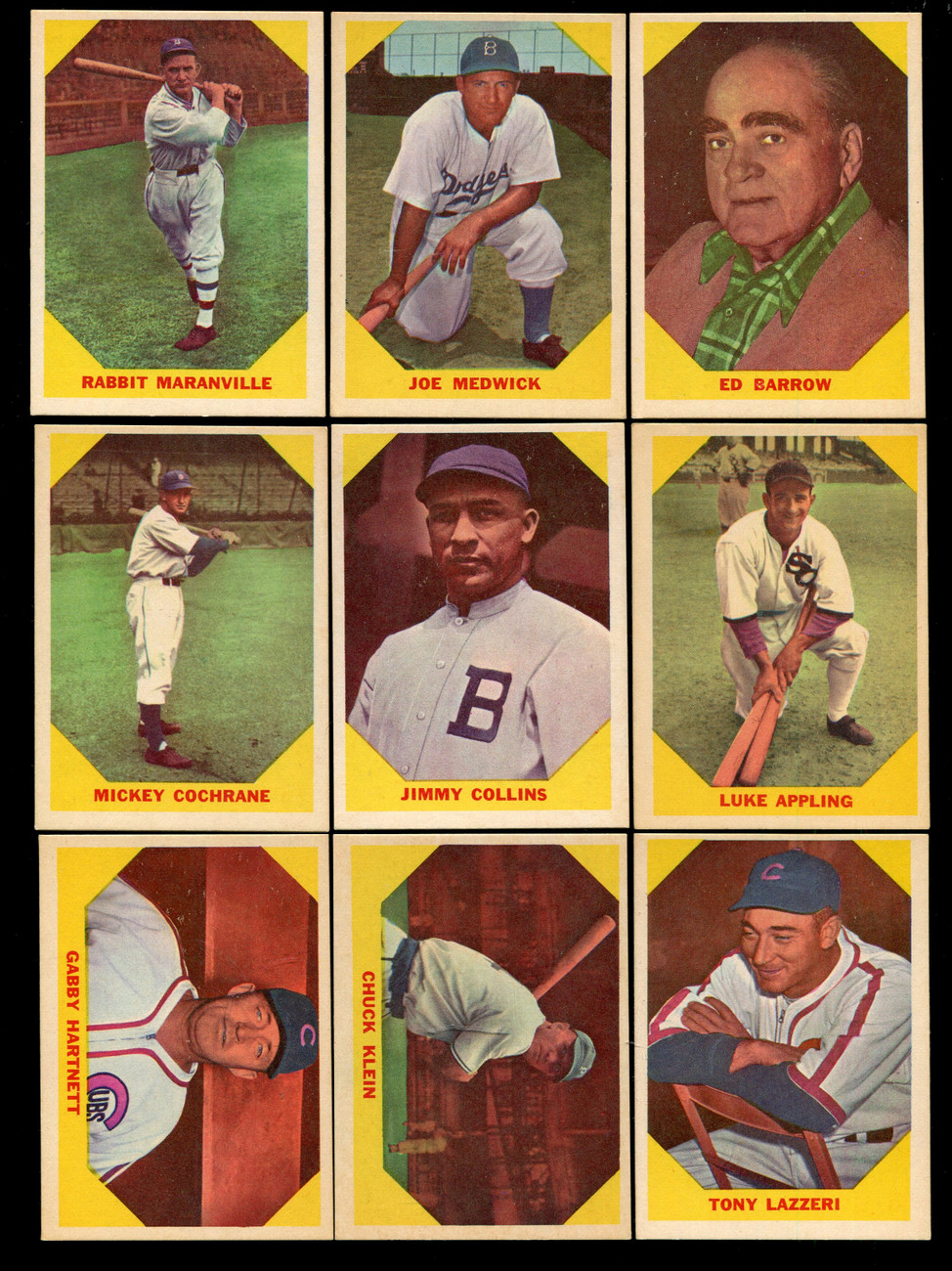 Lot Detail - 1960 Fleer Baseball Greats Partial Set (46 of 79