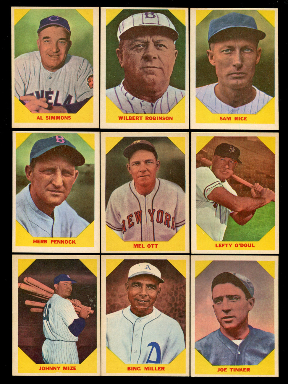 Lot Detail - 1960 Fleer Baseball Greats Partial Set (46 of 79