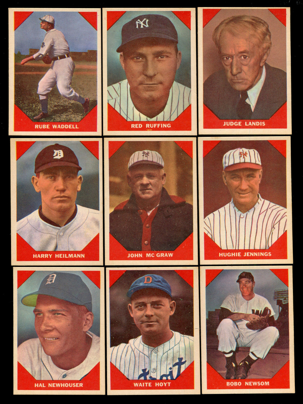 Lot Detail - 1960 Fleer Baseball Greats Partial Set (46 of 79