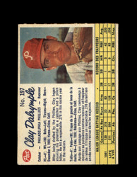 1962 CLAY DALRYMPLE POST #197 PHILLIES *2687