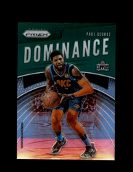 2019 PAUL GEORGE PRIZM #22 DOMINANCE GREEN CLIPPERS *7160