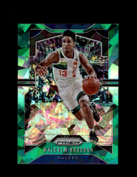 2019 MALCOLM BROGDON PRIZM #232 CRACKED GREEN ICE PACERS *R5233