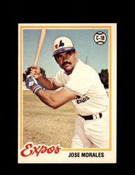 1978 JOSE MORALES OPC #63 O-PEE-CHEE EXPOS *R5217