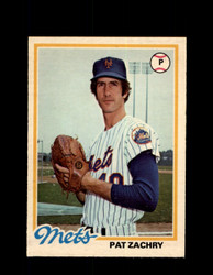 1978 PAT ZACHRY OPC #172 O-PEE-CHEE METS *R5486