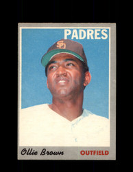 1970 OLLIE BROWN OPC #130 O-PEE-CHEE PADRES *R5656