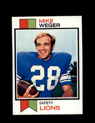1973 MIKE WEGER TOPPS #39 LIONS *R3525
