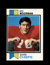 1973 MO MOORMAN TOPPS #84 CHIEFS *3864