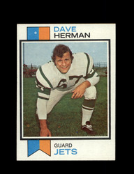 1973 DAVE HERMAN TOPPS #126 JETS *G6062