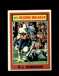 1976 O.J. SIMPSON TOPPS #6 BILLS *4314