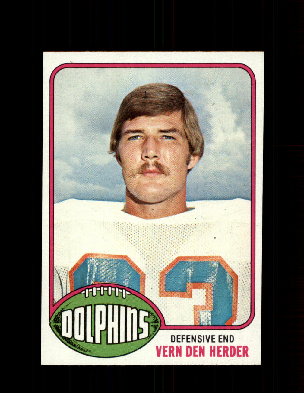 1976 VERN DEN HERDER TOPPS #15 DOLPHINS *R3153 - OPC