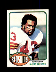 1976 LARRY BROWN TOPPS #115 REDSKINS *R3594