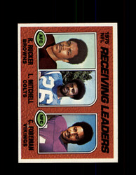 1976 RECEIVING LEADERS TOPPS #202 RUCKER/MITCHELL *9163