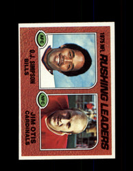 1976 RUSHING LEADERS TOPPS #203 SIMPSON/OTIS *9164