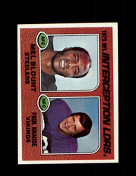 1976 INTERCEPTION LDRS TOPPS #205 BLUNT/KRAUSE *9165