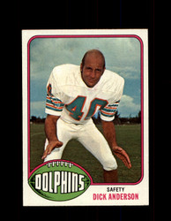 1976 DICK ANDERSON TOPPS #335 DOLPHINS *8591