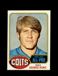 1976 GEORGE KUNZ TOPPS #410 COLTS *9246