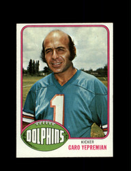 1976 GARO YEPREMIAN TOPPS #435 DOLPHINS *9259