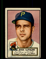 1952 PAUL LAPALME TOPPS #166 PIRATES POOR *9457