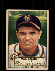 1952 MAX LANIER TOPPS #101 GIANTS POOR *9472