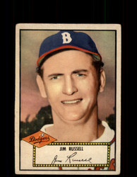 1952 JIM RUSSELL TOPPS #51 DODGERS POOR *9518