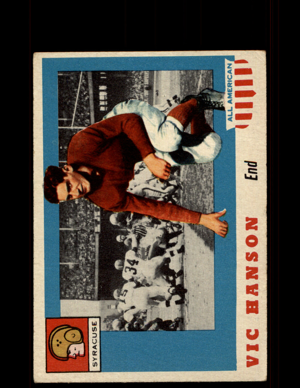 1955 VIC HANSON TOPPS #57 ALL AMERICAN SYRACUSE VG/EX *9527