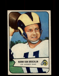 1954 NORM VAN BROCKLIN BOWMAN #8 RAMS *3234