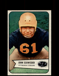 1954 JOHN SCHWEDER BOWMAN #25 STEELERS *3271