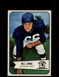 1954 BILL LANGE BOWMAN #62 COLTS *3323