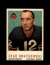 1959 ZEKE BRATKOWSKI TOPPS #90 BEARS *8131