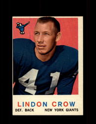 1959 LINDON CROW TOPPS #156 GIANTS *5799