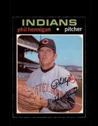 1971 PHIL HENNIGAN OPC #211 O-PEE-CHEE INDIANS *R3631