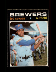1971 TED SAVAGE OPC #76 O-PEE-CHEE BREWERS *6748