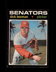 1971 DICK BOSMAN OPC #60 O-PEE-CHEE SENATORS *R5188