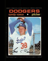 1971 SANDY VANCE OPC #34 O-PEE-CHEE DODGERS *9697