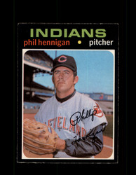 1971 PHIL HENNIGAN OPC #211 O-PEE-CHEE INDIANS *9791