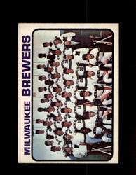 1973 MILWAUKEE BREWERS OPC #127 O-PEE-CHEE TEAM CARD *4366