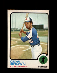 1973 OSCAR BROWN OPC #312 O-PEE-CHEE BRAVES *G6664