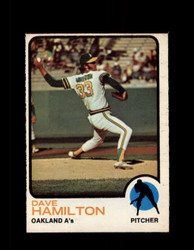 1973 DAVE HAMILTON OPC #214 O-PEE-CHEE ATHLETICS *G6668