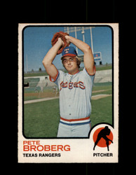 1973 PETE BROBERG OPC #162 O-PEE-CHEE RANGERS *3732