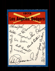 1973 LOS ANGELES DODGERS OPC TEAM CHECKLIST O-PEE-CHEE *2647