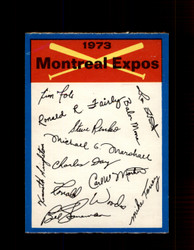 1973 MONTREAL EXPOS OPC TEAM CHECKLIST O-PEE-CHEE *4006