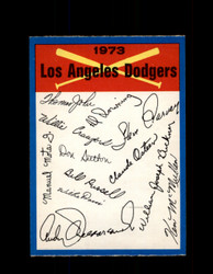 1973 LOS ANGELES DODGERS OPC TEAM CHECKLIST O-PEE-CHEE *G3036