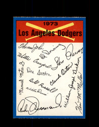1973 LOS ANGELES DODGERS OPC TEAM CHECKLIST O-PEE-CHEE *G3044